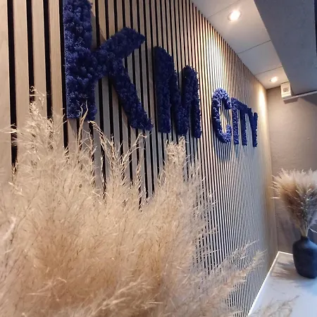 Blue Double 6 On Pedestrian Street Sæby